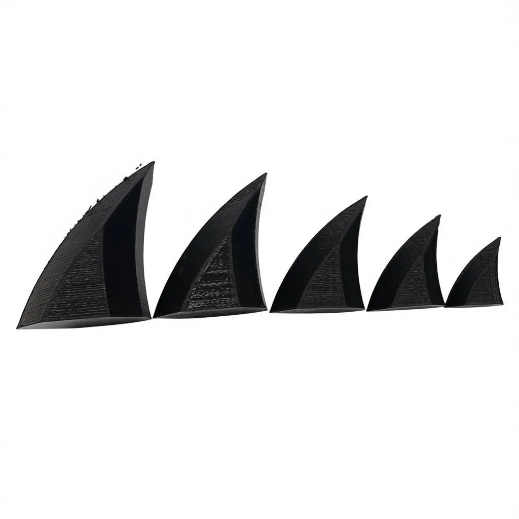 شاخ کلاه پنج تایی کاسکت طرح تمساح