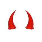 شاخ متوسط کلاه کاسکت مدل شیطانی رنگ قرمز