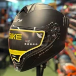 کلاه کاسکت فک ثابت QIKE مدل FP02 مشکی مات