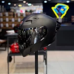 کلاه کاسکت فک متحرک استیل برد SB20 کد 7