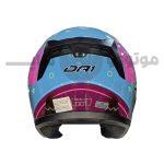 کلاه کاسکت بدون فک DA1 407 طرح دار کد 12