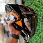 کلاه کاسکت فک متحرک استیل برد SB20 کد 18