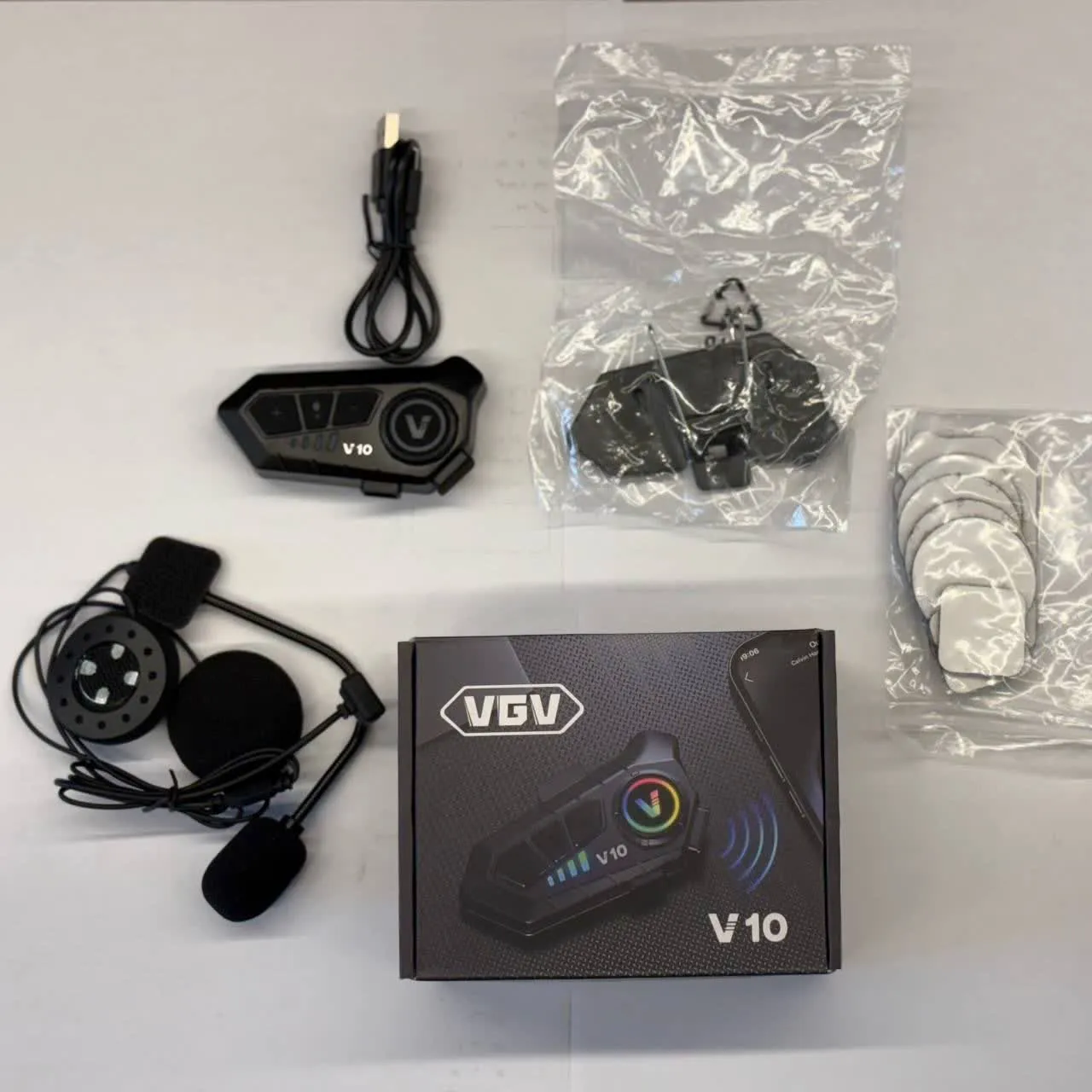 بلوتوث کلاه کاسکت مدل v10