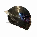 کلاه کاسکت فک ثابت AGV رنگ مشکی براق کد 7