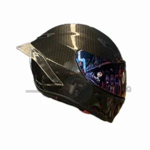 کلاه کاسکت فک ثابت AGV رنگ مشکی براق کد 7