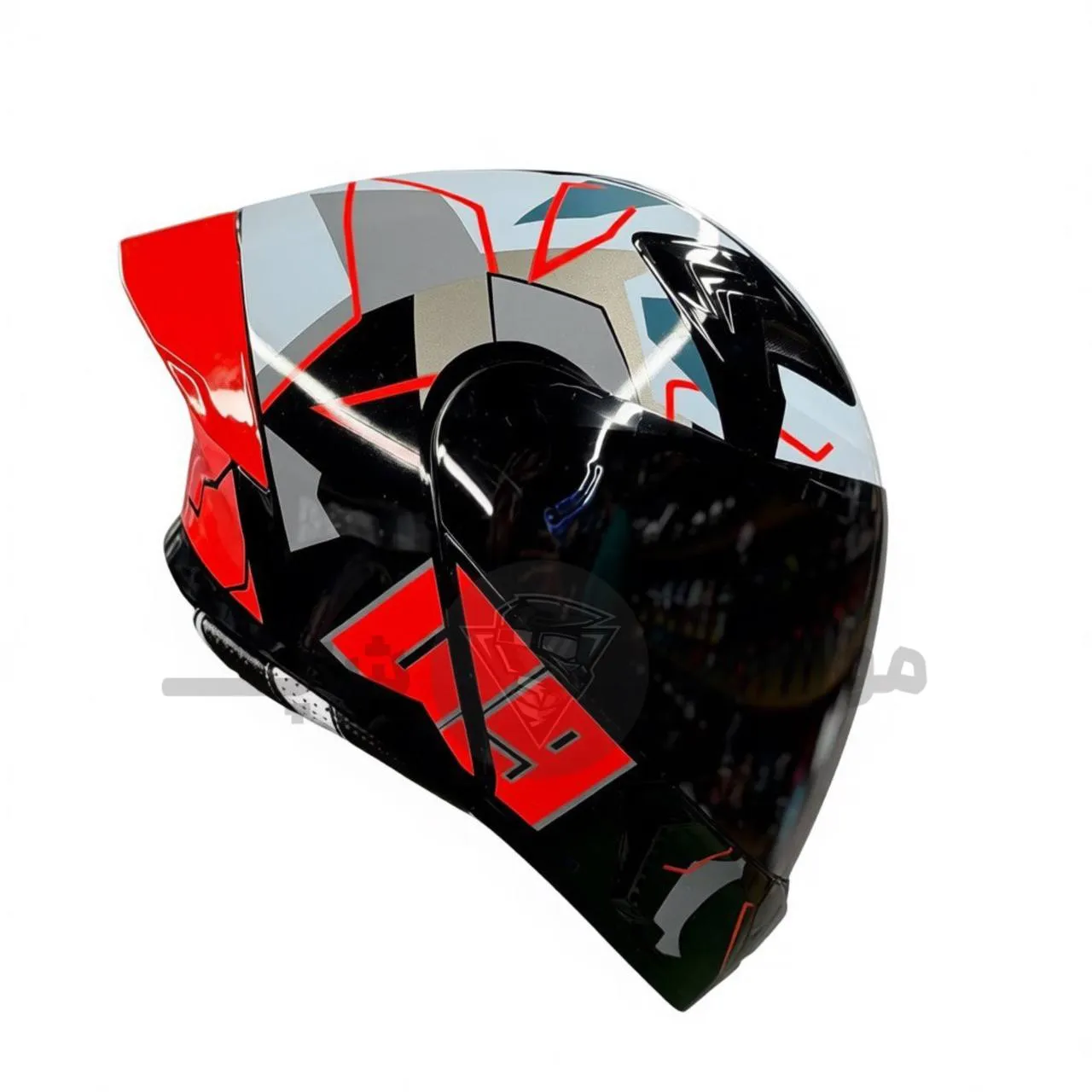 کلاه کاسکت فک متحرک استیل برد SB20 کد 23