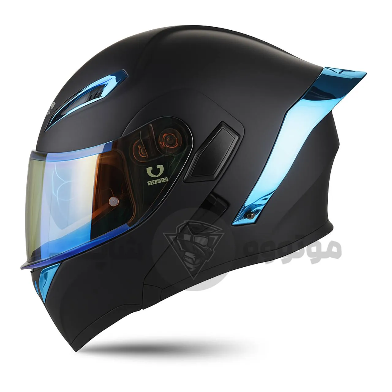 کلاه کاسکت فک متحرک soman کد 1