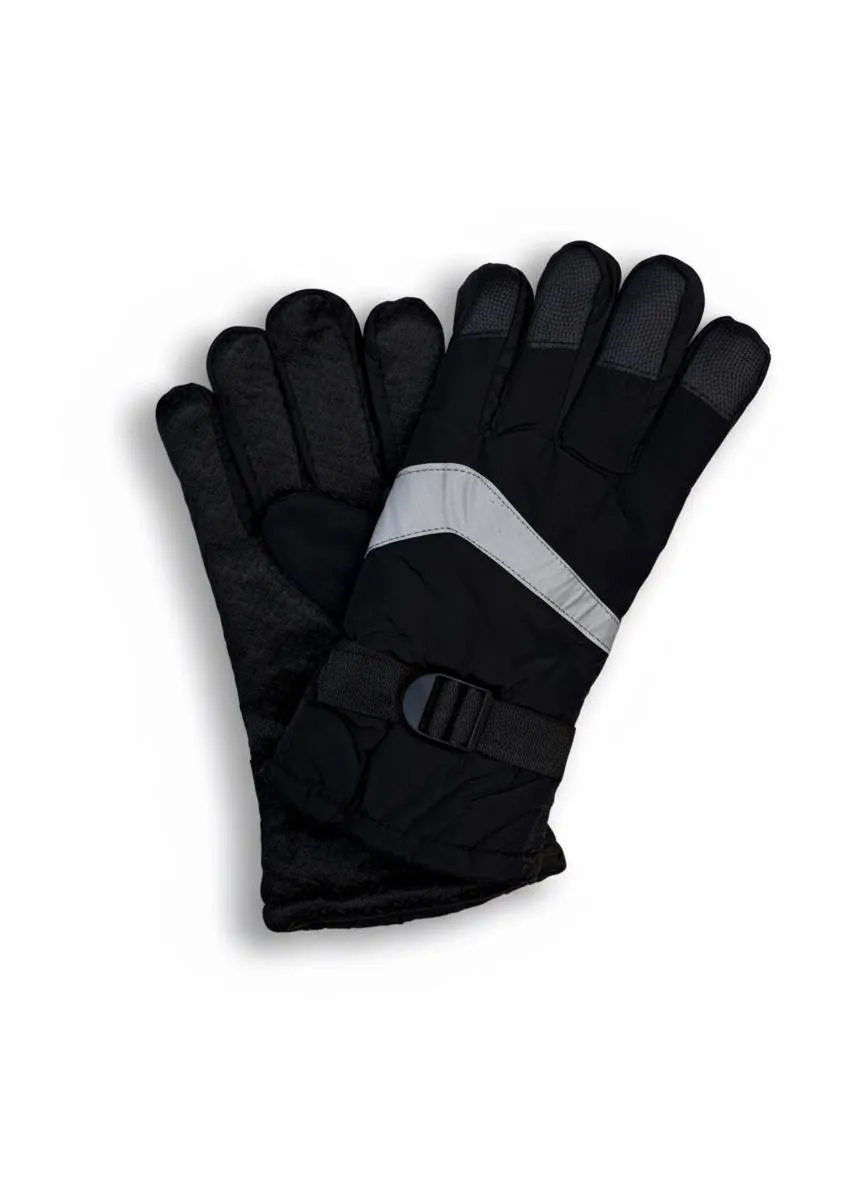 دستکش زمستونی سگک دار بادی