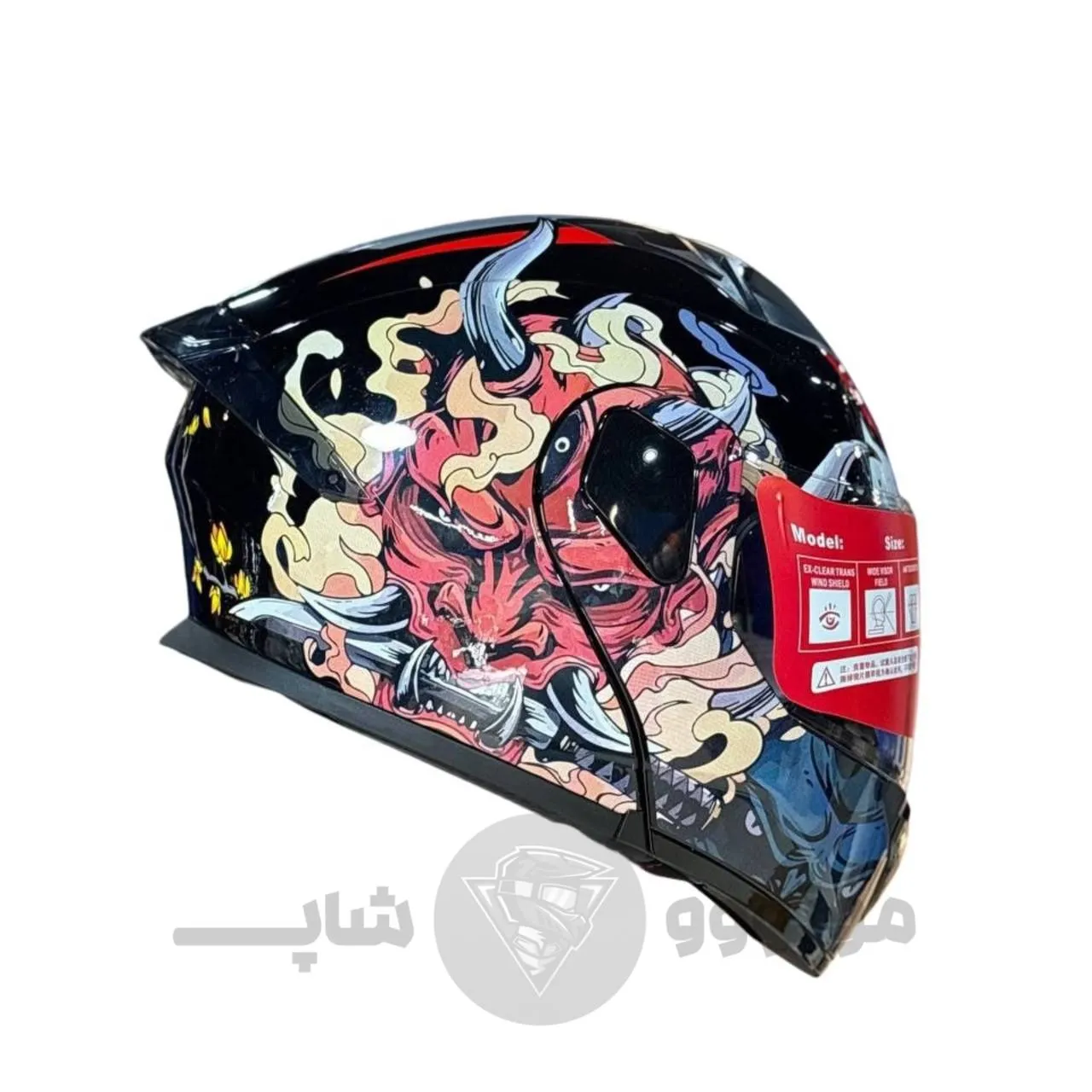 کلاه کاسکت فک متحرک ORZ کد 6