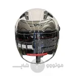 کلاه کاسکت بدون فک DA1 407 طرح دار کد 13