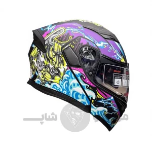 کلاه کاسکت فک متحرک DA1 101 کد 14