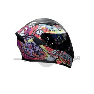 کلاه کاسکت فک متحرک DA1 101 کد 15