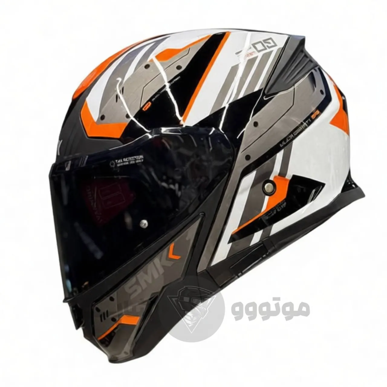 کلاه کاسکت فک متحرک Smk Gollwing کد 8