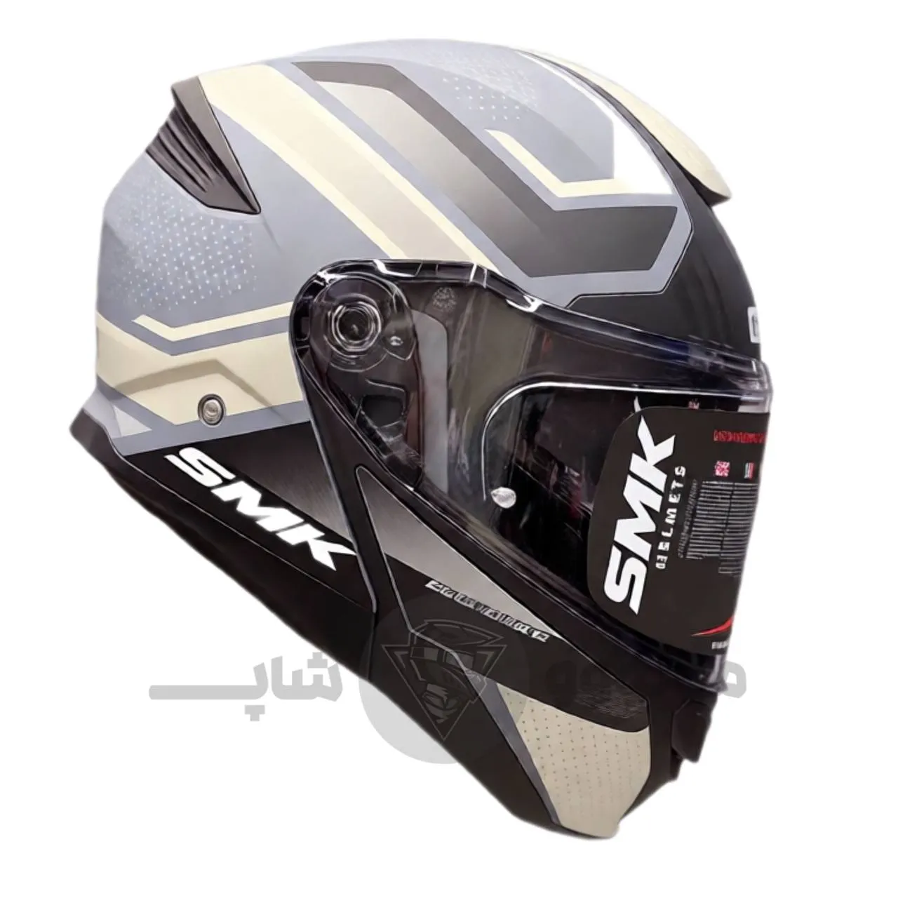 کلاه کاسکت فک متحرک Smk Gollwing کد 11