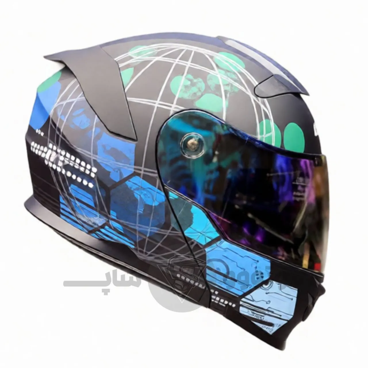 کلاه کاسکت فک متحرک برند جایکا کد 2