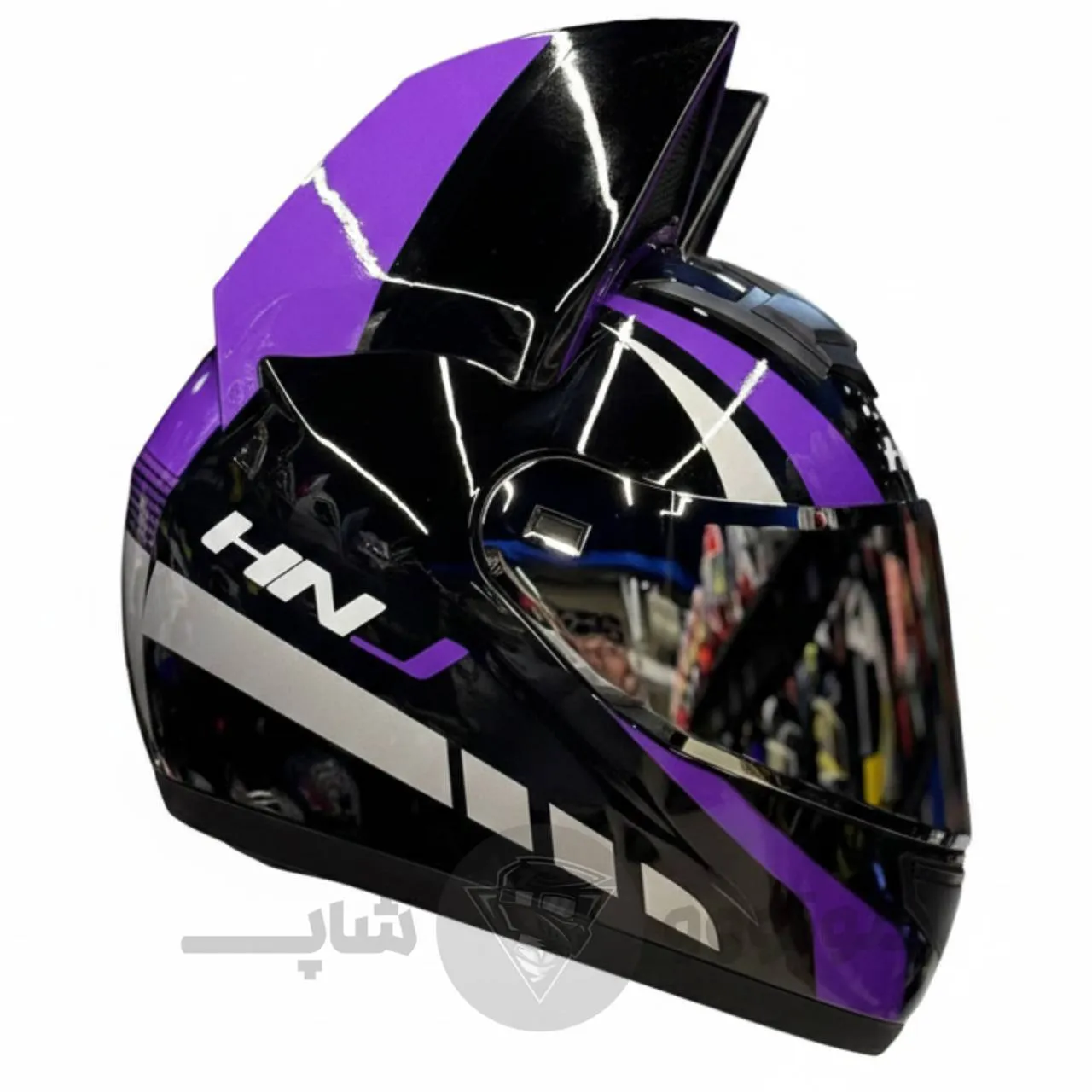 کلاه کاسکت گوش دار فک ثابت HNJ کد 9