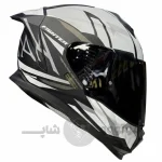 کلاه کاسکت فک ثابت استیل برد مدل SBH_57 iss کد 26