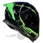 کلاه کاسکت فک ثابت استیل برد مدل SBH_57 iss کد 27