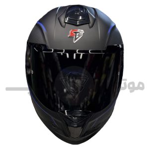 کلاه کاسکت فک ثابت استیل برد مدل SBH_57 iss کد 29