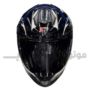 کلاه کاسکت فک ثابت استیل برد مدل SBH_57 iss کد 33