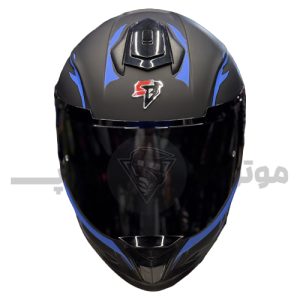 کلاه کاسکت فک ثابت استیل برد مدل SBH_57 iss کد 39