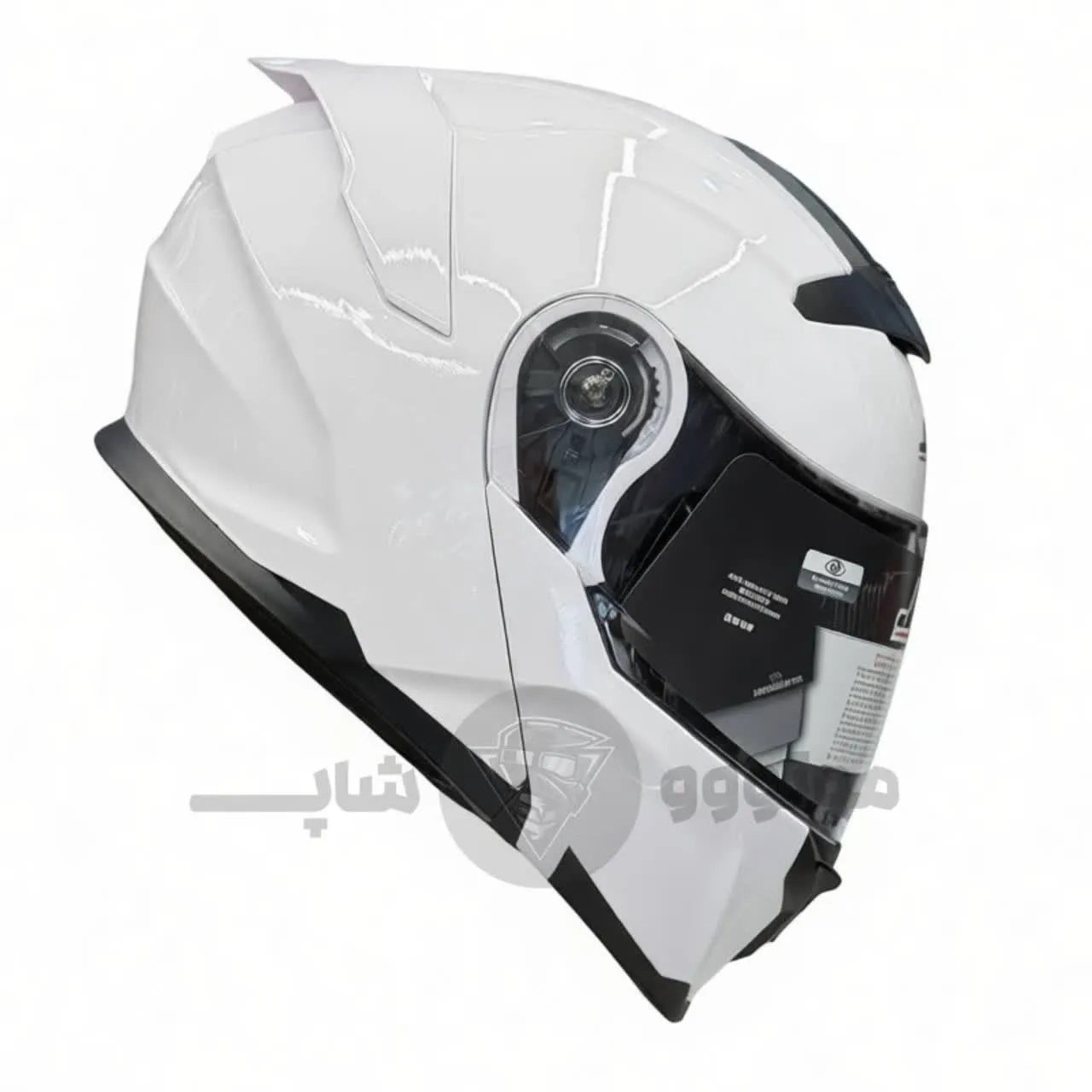 Helmet Movable Jaw Jieka white کلاه کاسکت فک متحرک برند جایکا سفید