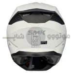 کلاه کاسکت فک متحرک برند SMK مدل GOLLWING glossy white