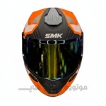 کلاه کاسکت فک متحرک برند SMK مدل  GOLLWING MATTE ORANGE - تصویر 2