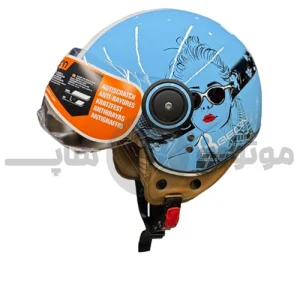 کلاه کاسکت بدون فک برند بئون ایتالیا مدل B110 Avenue blue