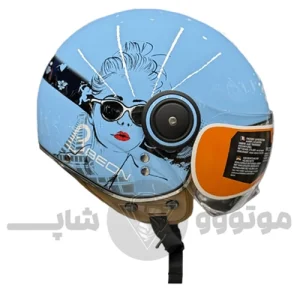 کلاه کاسکت بدون فک برند بئون ایتالیا مدل B110 Avenue blue