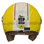 کلاه کاسکت بدون فک برند بئون ایتالیا مدل B110 glossy yellow white