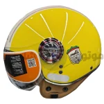 کلاه کاسکت بدون فک برند بئون ایتالیا مدل B110 glossy yellow white