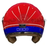 کلاه کاسکت بدون فک برند بئون ایتالیا مدل B110 red blue nano