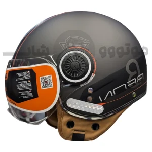 کلاه کاسکت بدون فک برند بئون ایتالیا مدل B110 titanium black