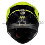 کلاه کاسکت فک ثابت برند استیل برد مدل SBH57 مشکی براق زرد