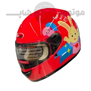 کلاه کاسکت بدون فک برند ردلاین مدل bright red rabbit 906-10