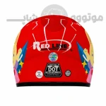 کلاه کاسکت بدون فک برند ردلاین مدل bright red rabbit 906-10