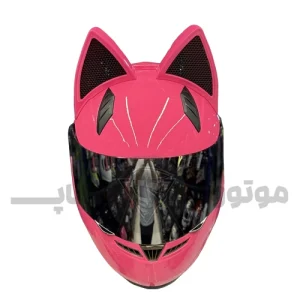 کلاه کاسکت گوش دار فک ثابت برند نیترینوس رنگ صورتی