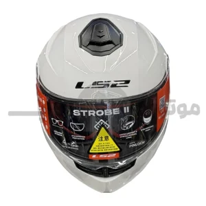کلاه کاسکت فک متحرک برند LS2 مدل Strobe 2 سفید