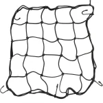 کش نگهدارنده کلاه کاسکت رنگ مشکی