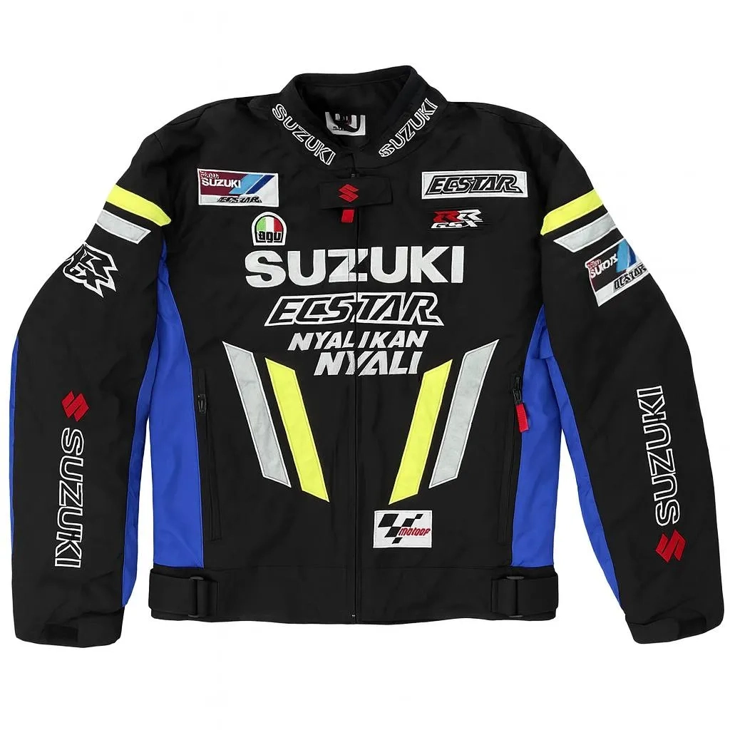 Motorcycle jacket Suzuki کاپشن موتور سواری طرح سوزوکی