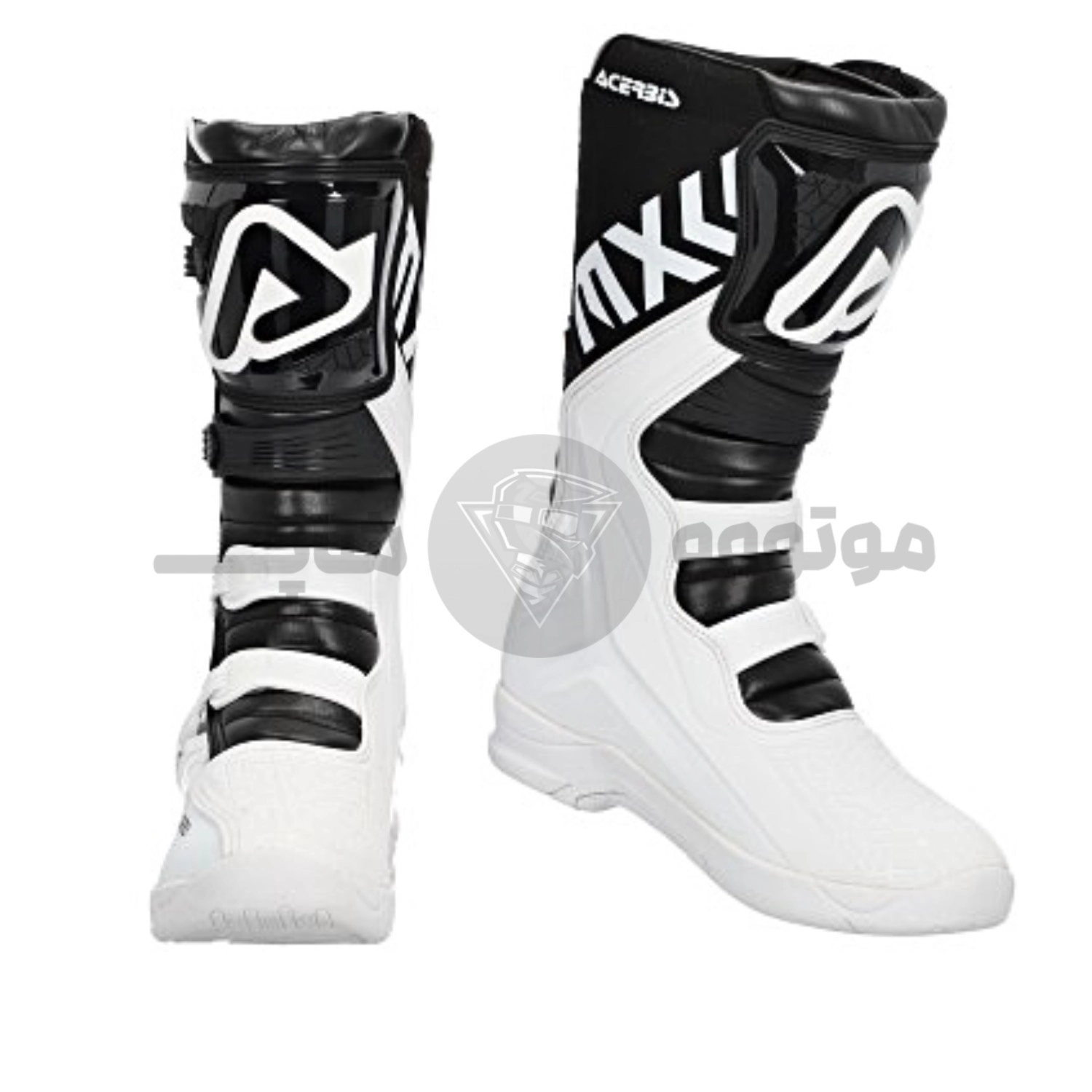 boots Akerbase white black بوت برند اکربیس سفید مشکی