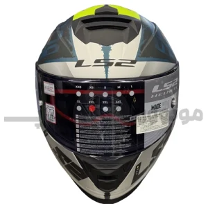 کلاه کاسکت فک ثابت برند ls2 مدل ff800 storm ll sprinter cobalt matte