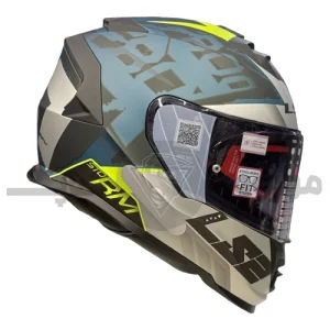 کلاه کاسکت فک ثابت برند ls2 مدل ff800 storm ll sprinter cobalt matte
