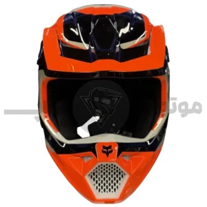 کلاه کاسکت کراسی برند فاکس مدل flo orange