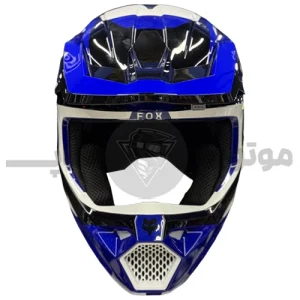 کلاه کاسکت کراسی برند فاکس مدل flo blue