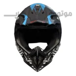 کلاه کاسکت کراسی برند ردلاین مدل matt black blue dirt 750-13