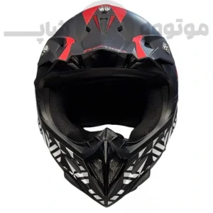 کلاه کاسکت کراسی برند ردلاین مدل matt black red dirt 750-12