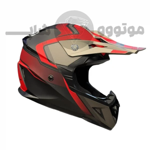 helmet-crossy-redline-matt black red dust 750-8 (1) کلاه کاسکت کراسی برند ردلاین مدل matt black red dust 750-8