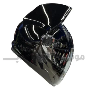 کلاه کاسکت گوش دار فک ثابت برند نیترینوس مشکی